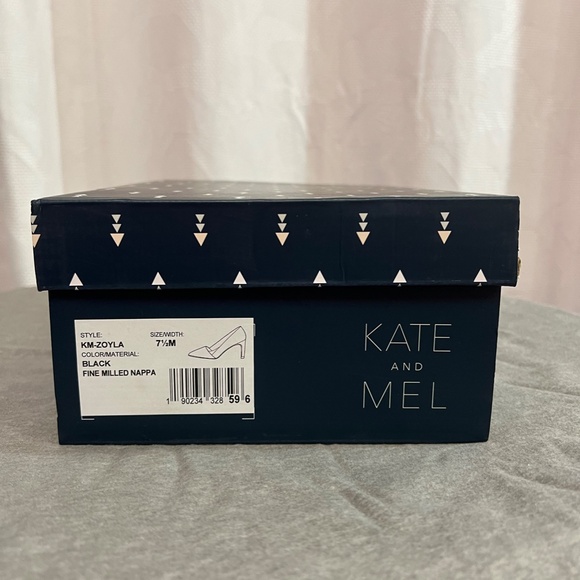 Mel & Kate Leather Nude Pumps -Zoyla - Picture 2 of 4